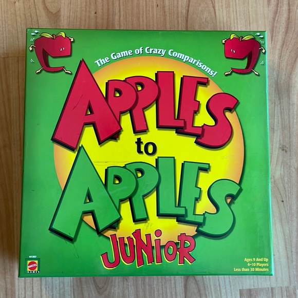 Mattel Toys Apples To Apples Junior Game Mattel Games Ages 9 And Up